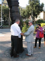 DAVID CHIOSSONE - Inaugurazione targa